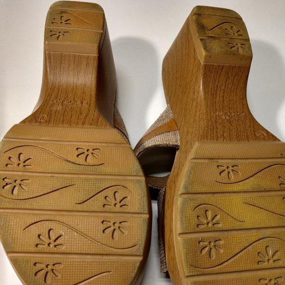 Dansko Sophie Brown Slide W/Double Strap Sandal Size 39 - Picture 3 of 9